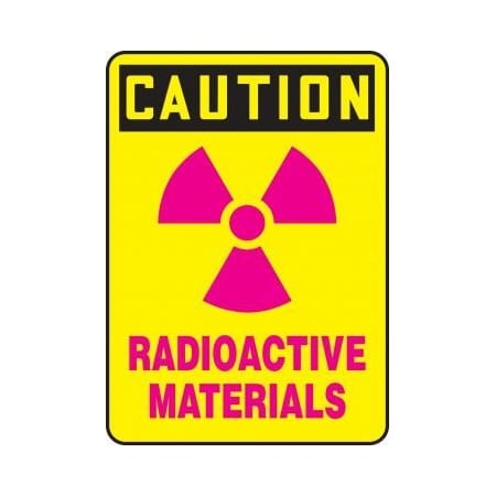 OSHA CAUTION Safety Sign RADIOACTIVE MRAD626XP